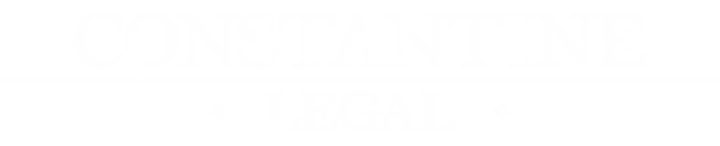 Constantine Legal Logo in White
