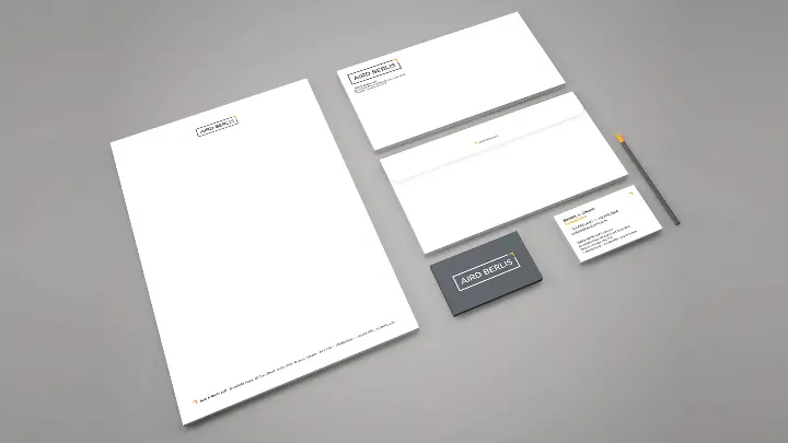 Aird Berlis_Stationery design_Business card design