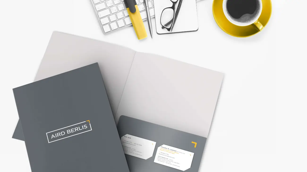 Aird Berlis_Stationery design_Invitation card design_Inside view