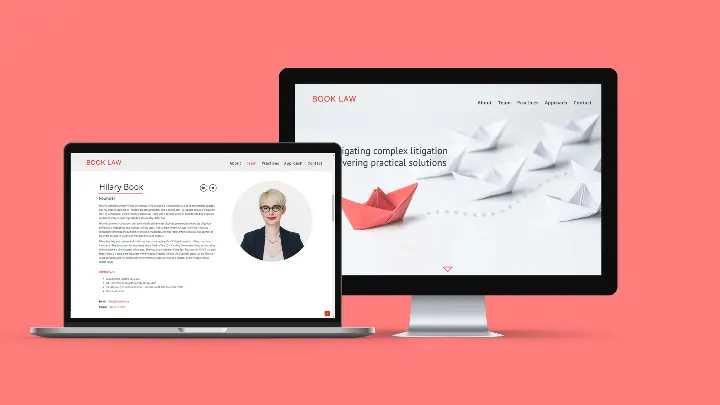 Book Law_Web design_Website development_home page and bio page (1)