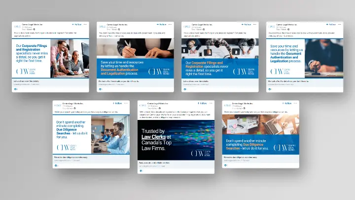 Centro Legal Works_CLW_LinkedIn Ad Campaign