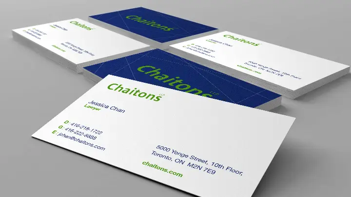 Chaitons_Stationery design_Business card design