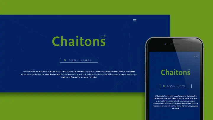 Chaitons_Web design_Website development_Home page design_Mobile view