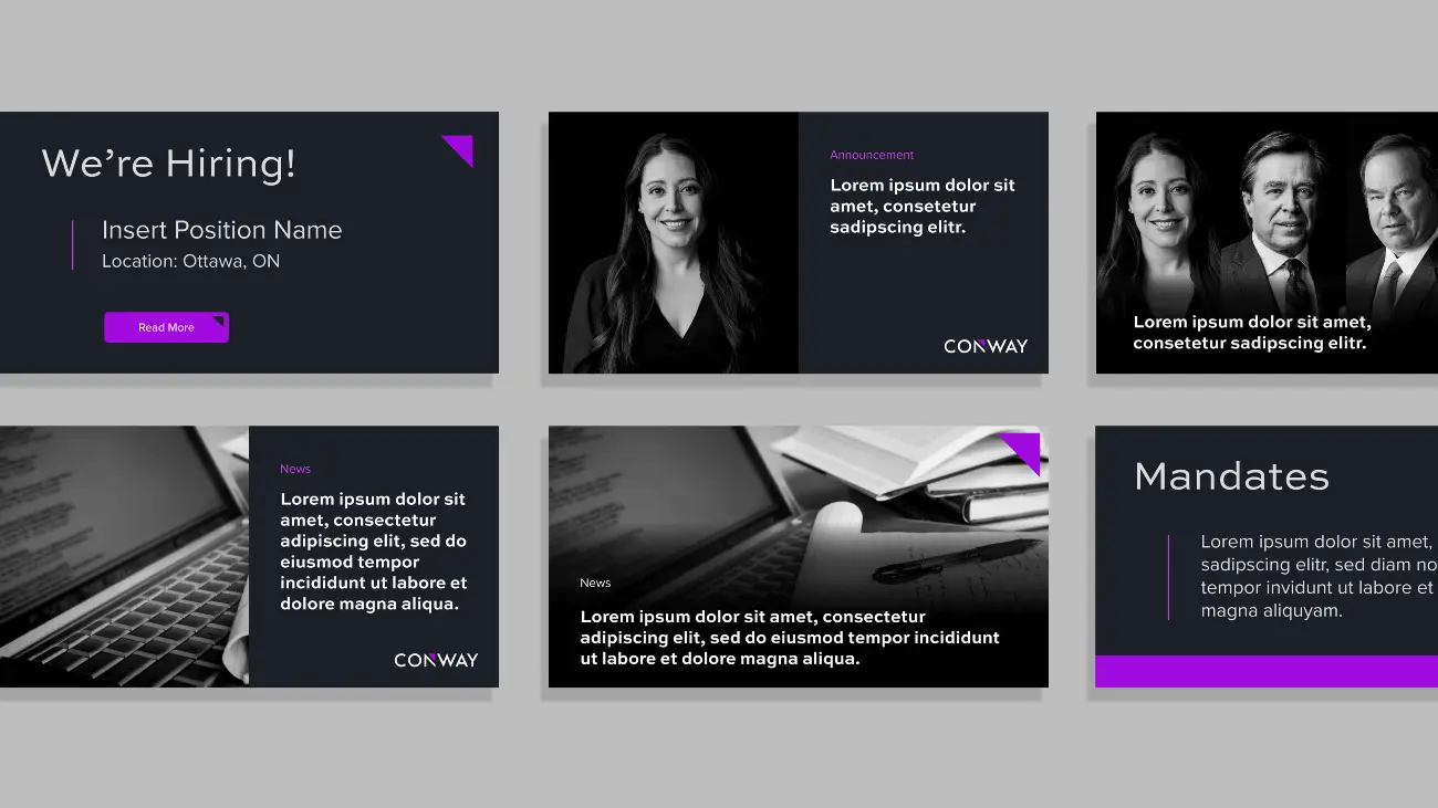 Conway social media posts