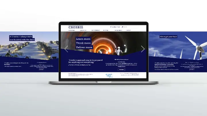 Crosbie Co_Content marketing and Copywriting_Website view