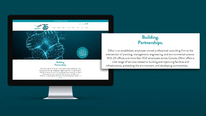 Dillon Consulting content marketing and copywriting brand positioning