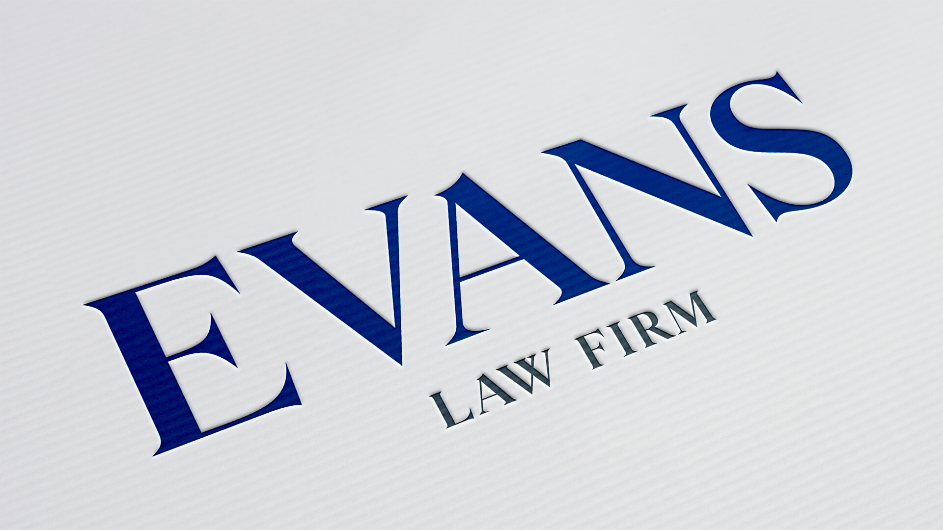 Evans Law Firm Visual Brand and Business Collateral