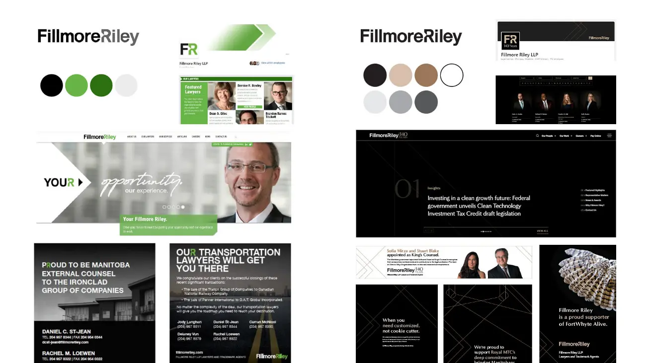 Fillmore Riley LLP_Branding Before and After