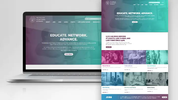 Institute of Law Clerks of Ontario_ILCO_Website Design_Web Development_Membership