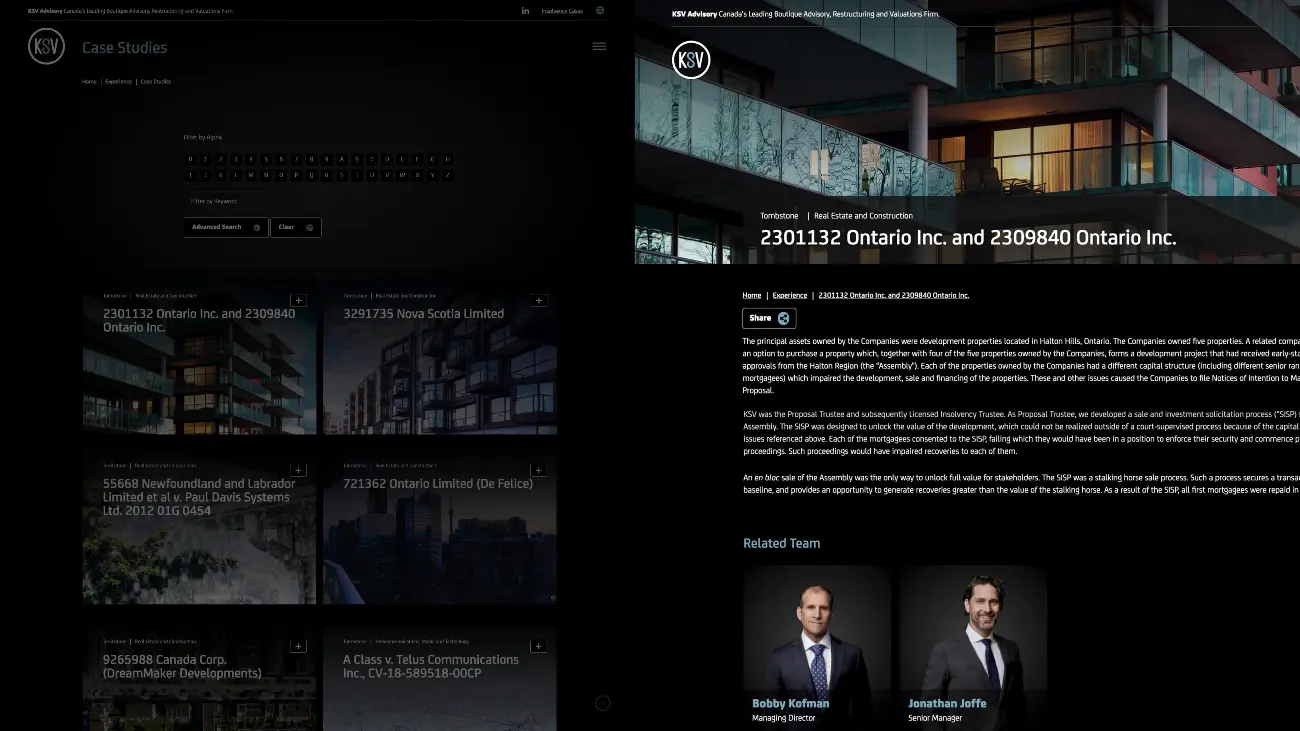 KSV_Website Development_Case Studies
