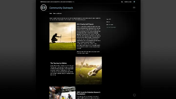 KSV_Website Development_Community Outreach
