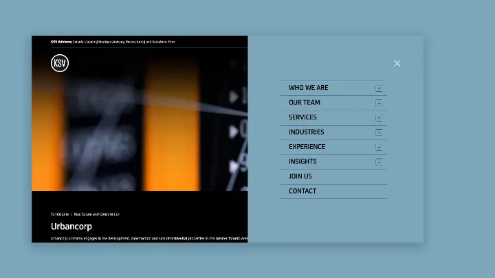 KSV_Website Development_Menu