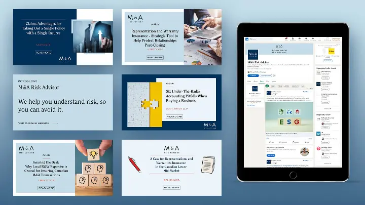 M&A Risk Advisors_Social Media Channel and Post Templates
