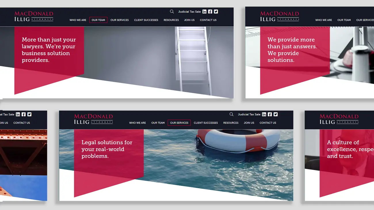 MacDonald Illig Jones Britton LLP_Brand Positioning and Awareness Campaign_Website Banners