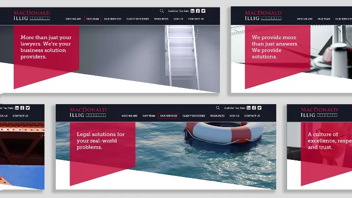 MacDonald Illig Jones Britton LLP_Brand Positioning and Awareness Campaign_Website Banners