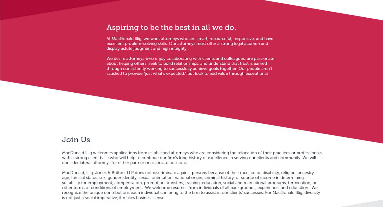 MacDonald Illig Jones Britton LLP_Content Marketing and Copywriting_Join Us_Bottom