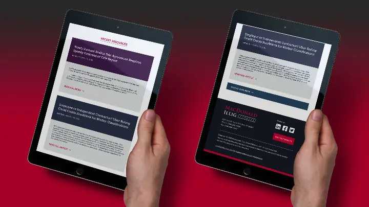 MacDonald Illig Jones Britton LLP_Newsletter_Email_Tablet View_Resources+Footer