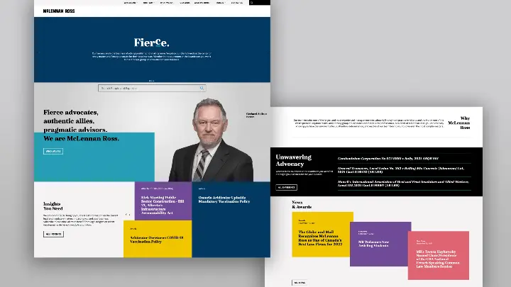 McLennan Ross homepage of website