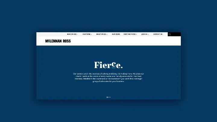 McLennan Ross website homepage banner image