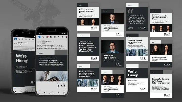 RAR Litigation social media templates