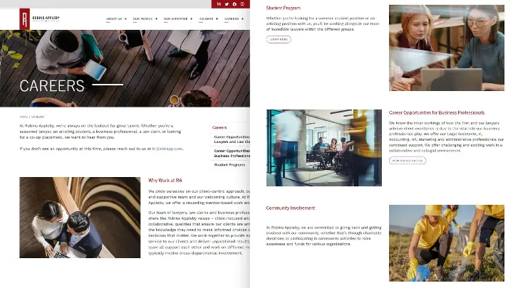 Robins Appleby_Website Development_Careers