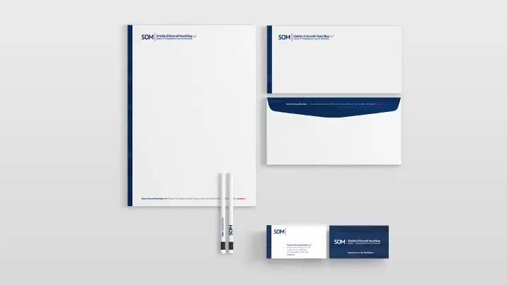 Shields O'Donnell Mackillop_SOM_Stationery design and Business Cards