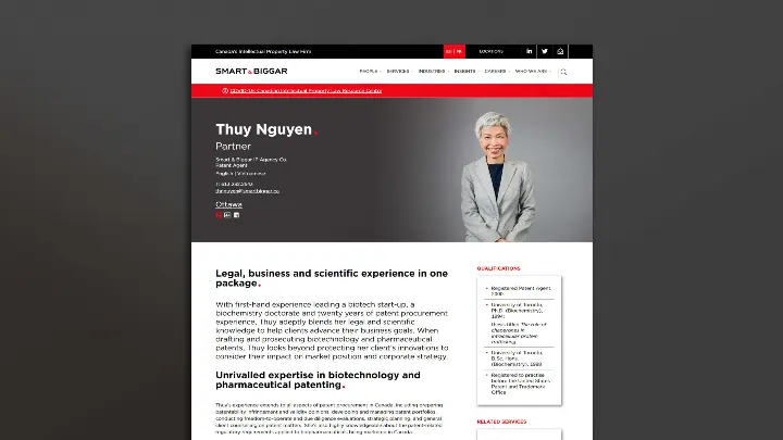 Smart Biggar_S B_Content Marketing and Copywriting_Professional Bios and Profiles