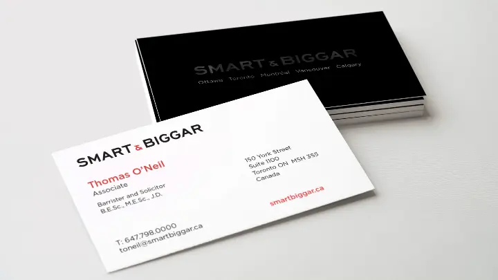 Smart Biggar_S B_Stationery_Business card design_01