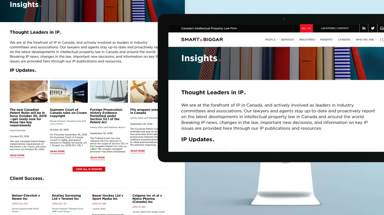 Smart Biggar_S B_Web design_Web development_Insights page_01