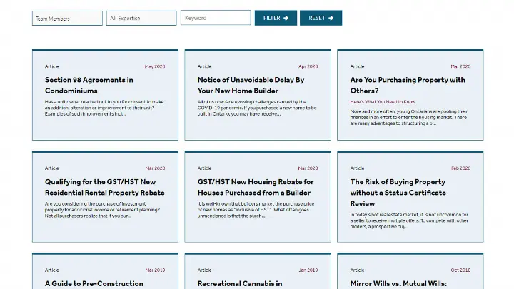 Sorbara Law_Web Design_Website Development_Articles