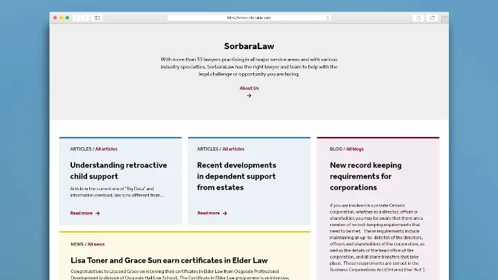 Sorbara Law_Web Design_Website Development_Homepage_Resources_Browser View