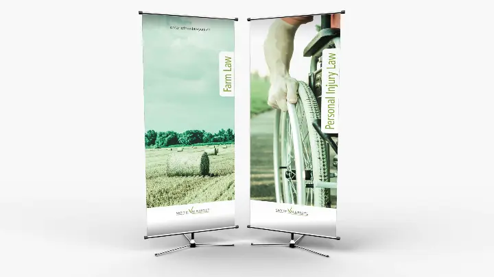 Smith Valeriote LLP_SV Law_Tradeshow booth design_Pop up banner