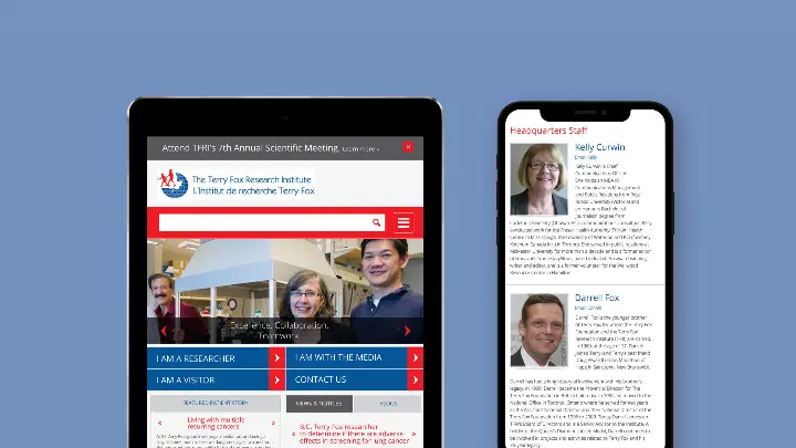 Terry Fox Research Institute_TFRI_Web Design_Website Development_Webiste 2015_Mobile 3