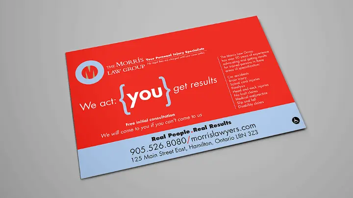 The Morris Law Group_MLG_Brand Positioning and Awareness Campaign_Postcard