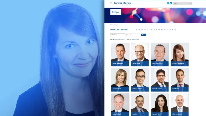 Torkin Manes_Web design_ Website development_Professional bio and profile_Team directory