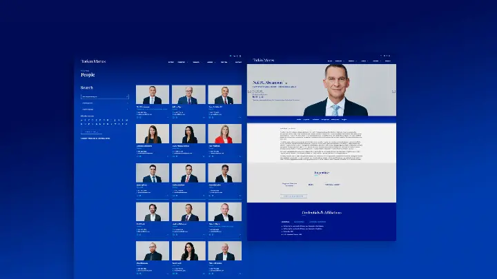 Torkin Manes team page on website