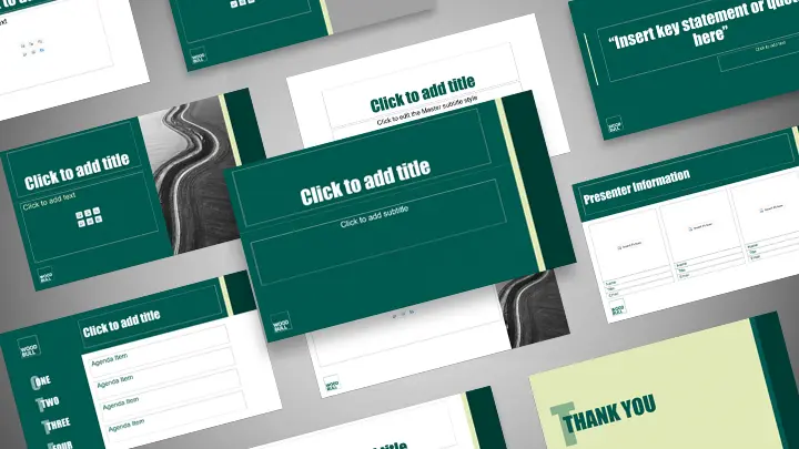 Wood Bull PowerPoint Tempalte