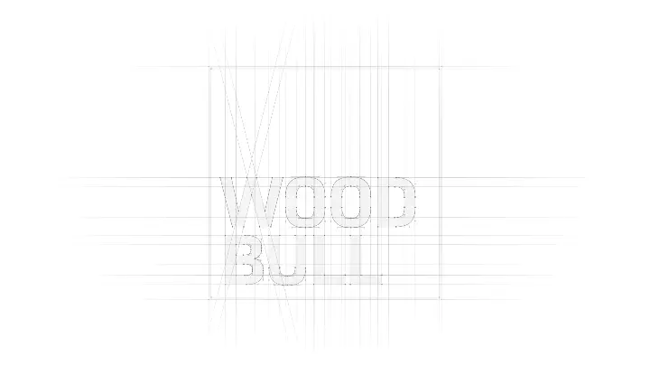 Wood Bull logo deconstruction